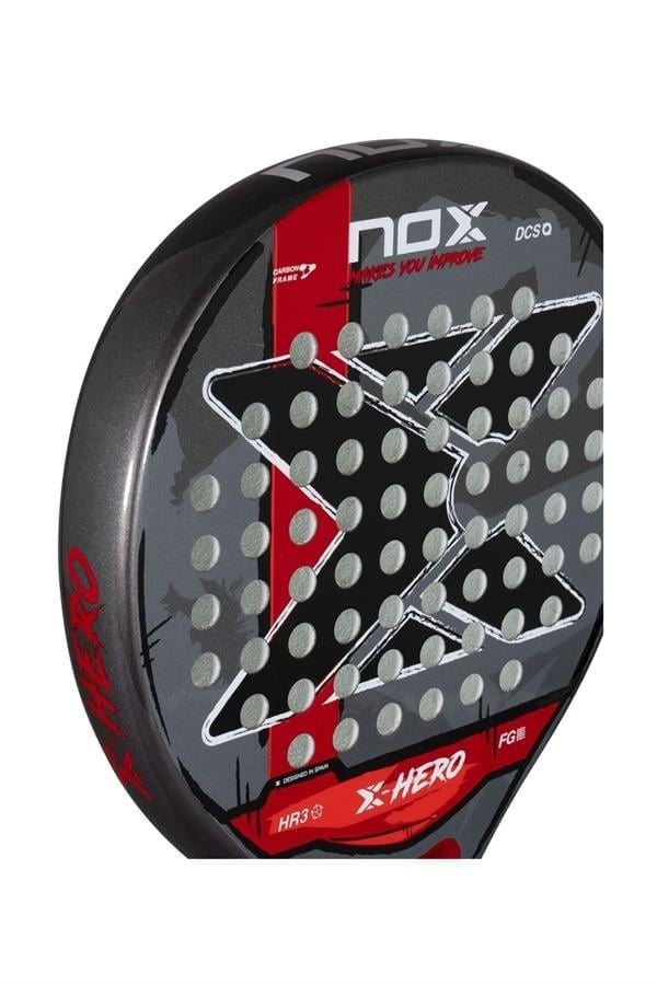 Nox X-Hero Red 350-360 Gr  Padel Tenis Raketi