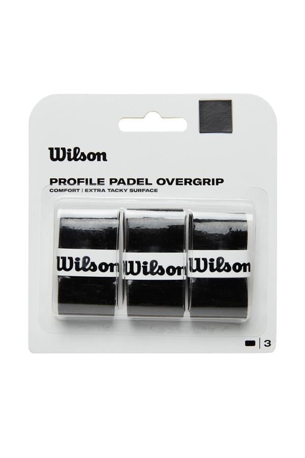 Wilson Padel Pro Padel Raket Overgrip Siyah 3Lü