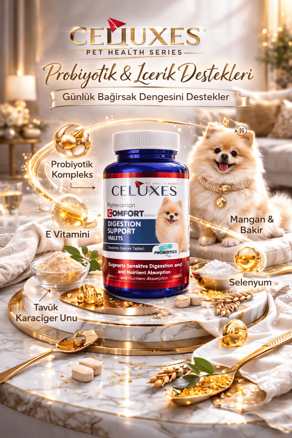 Pomeranian Comfort Tablet