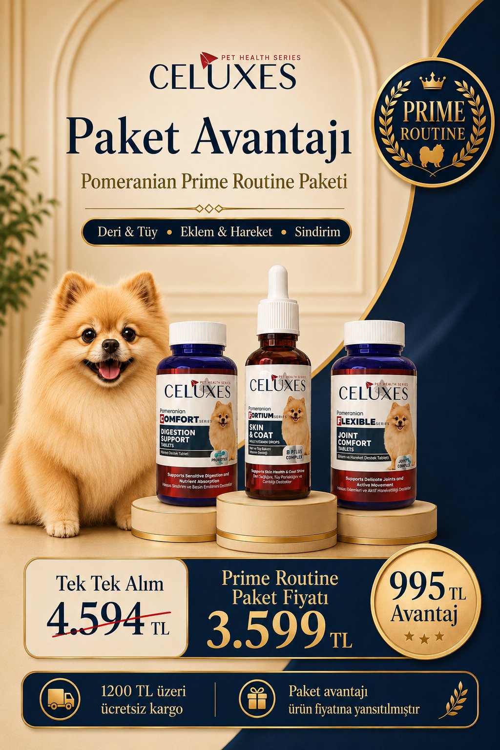 Pomeranian Prime Routine Paketi