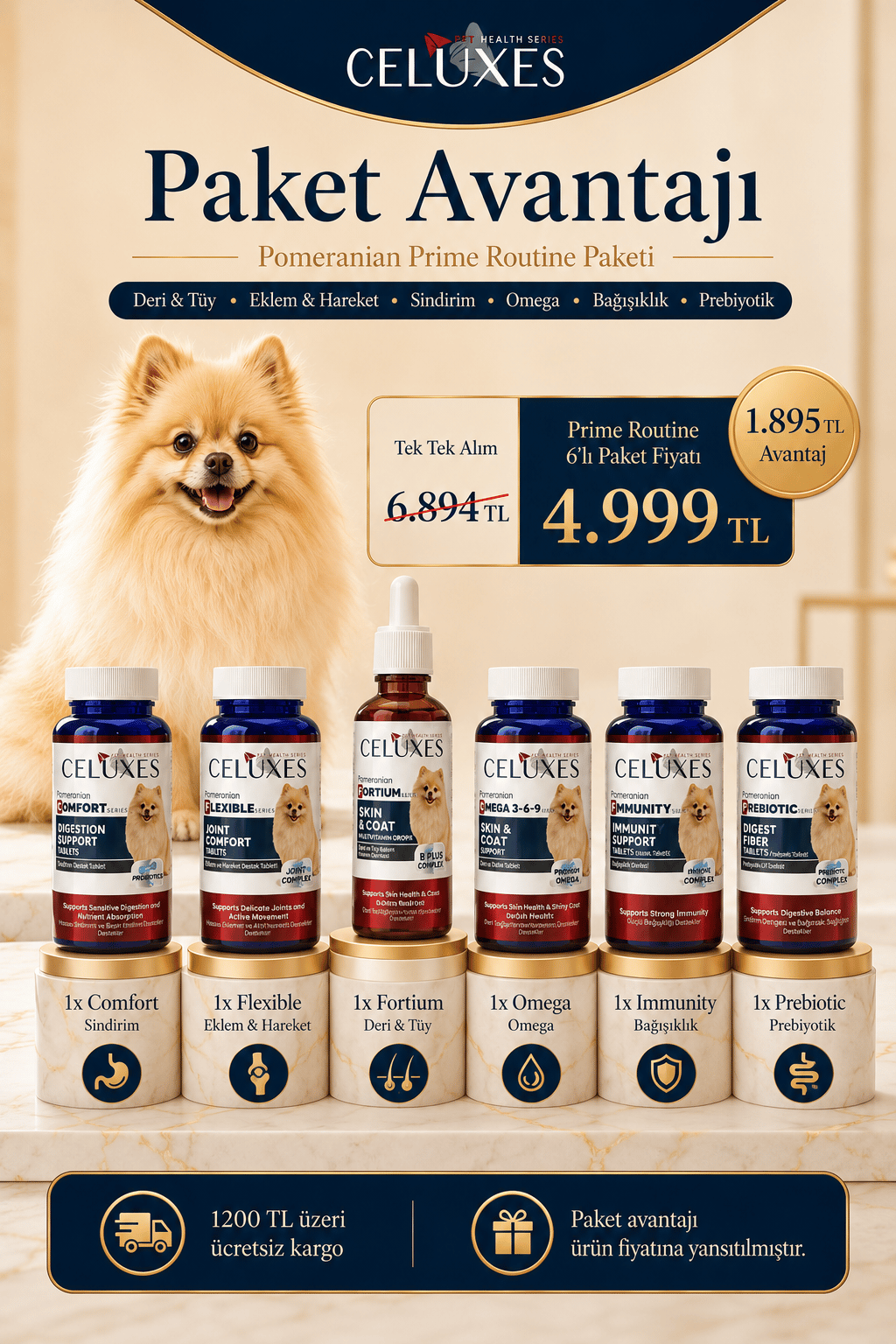 Pomeranian Prime Routine Paketi