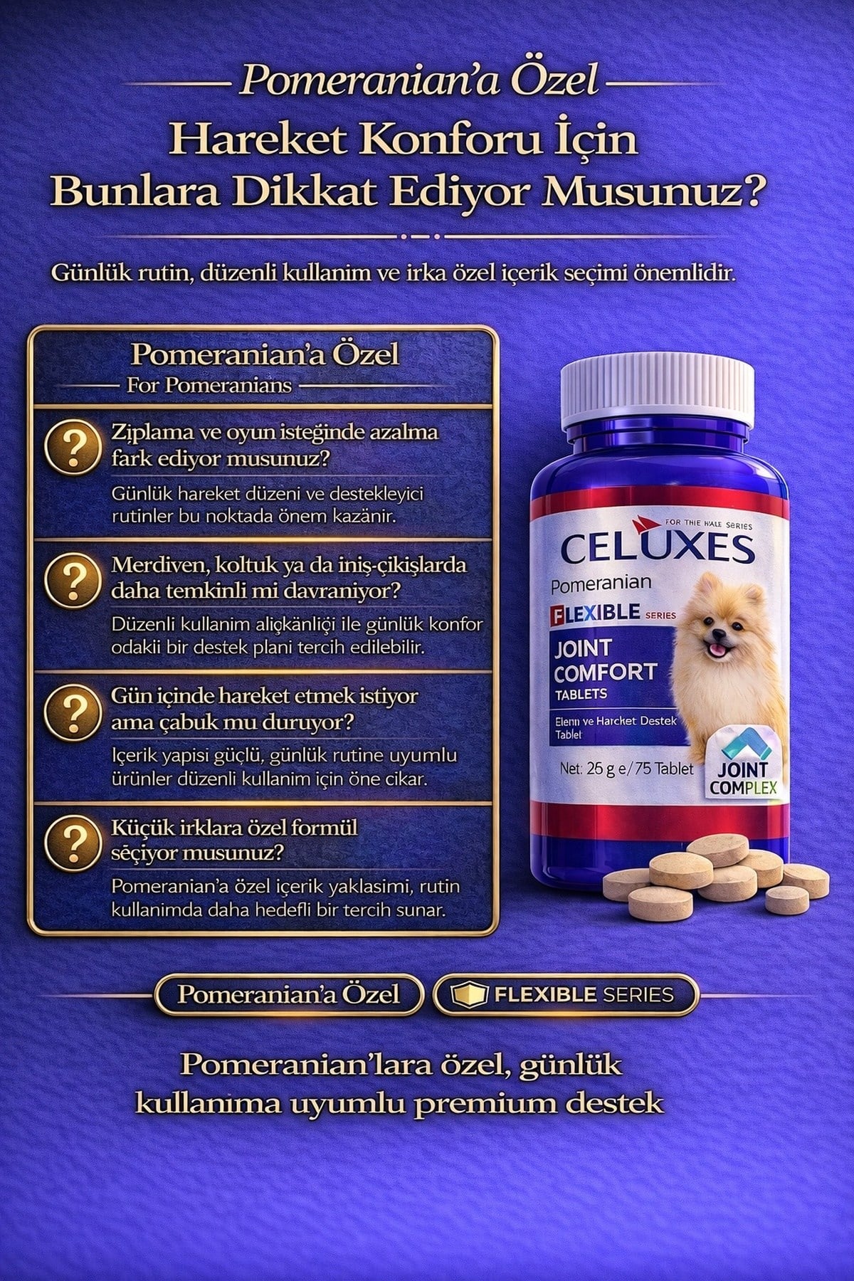 Pomerian Eklem Destek Tablet