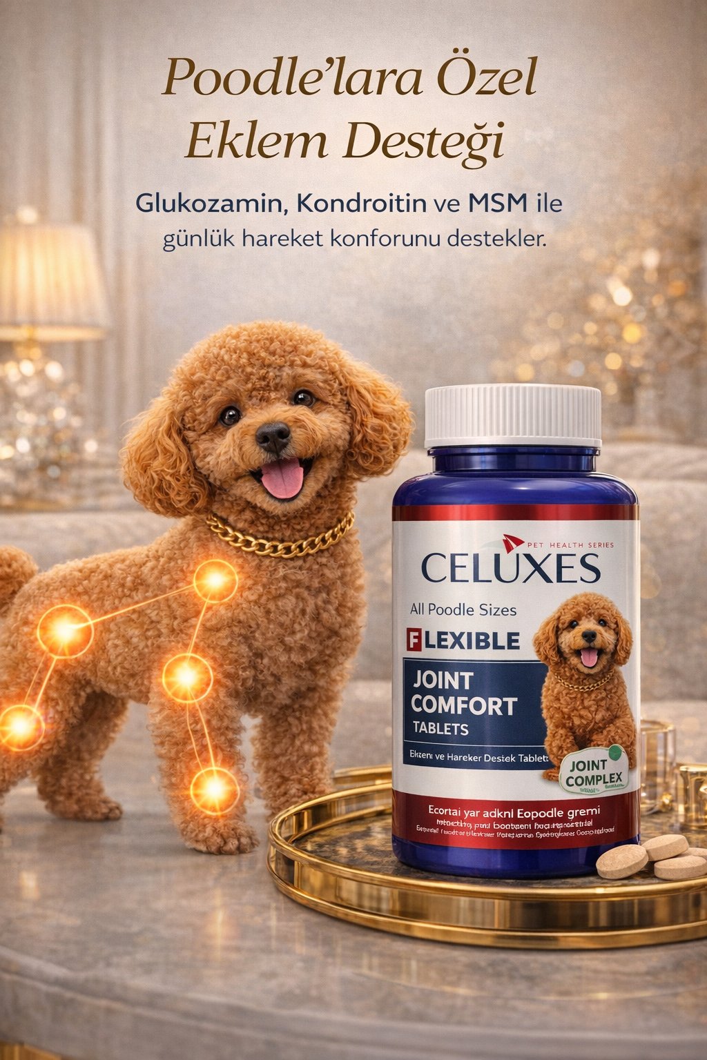 Poodle Eklem Destek Tablet