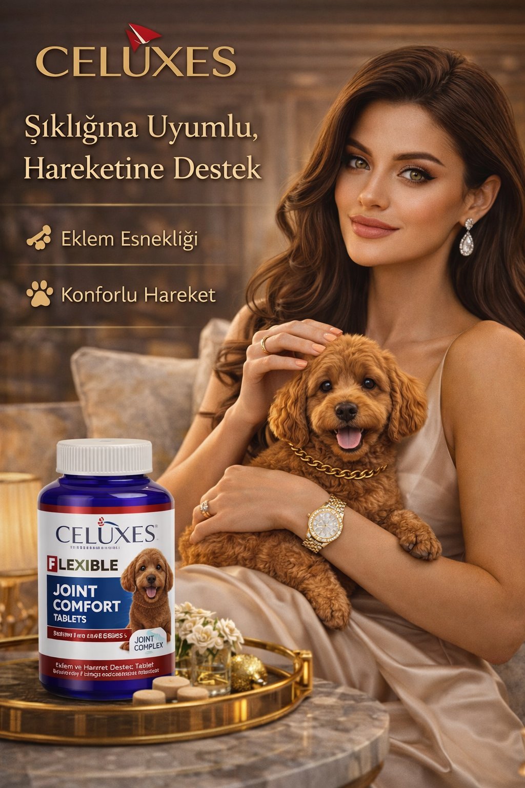 Poodle Eklem Destek Tablet
