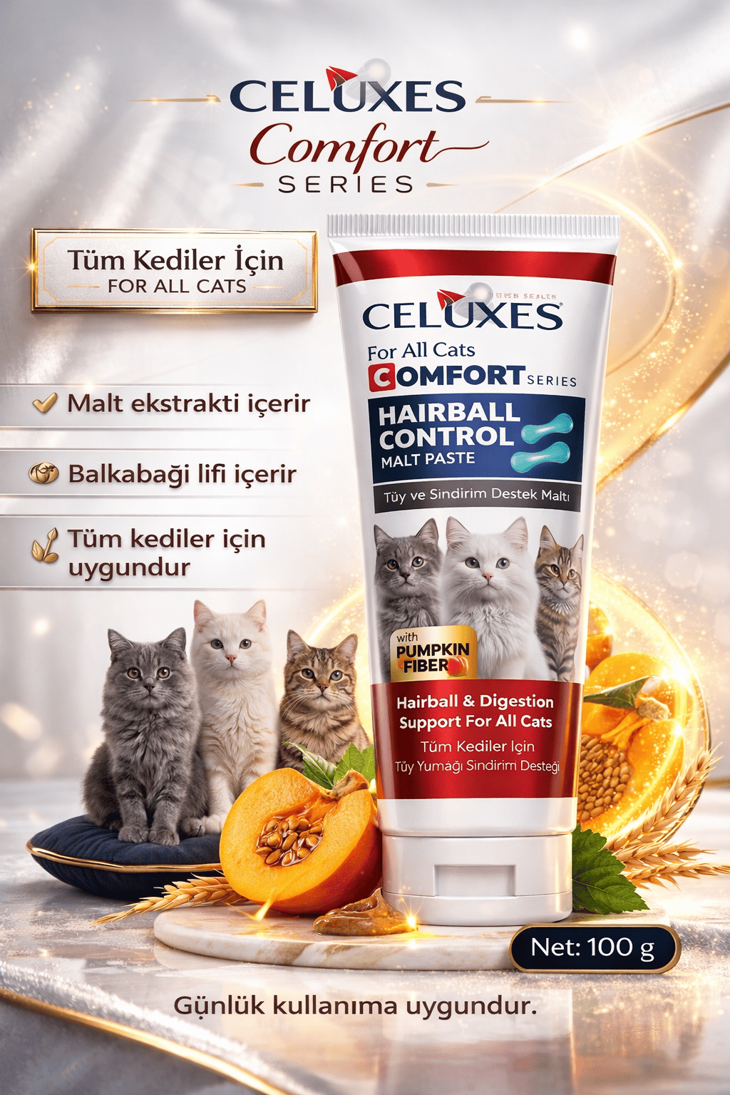 Tüm Kediler İçin Comfort Malt