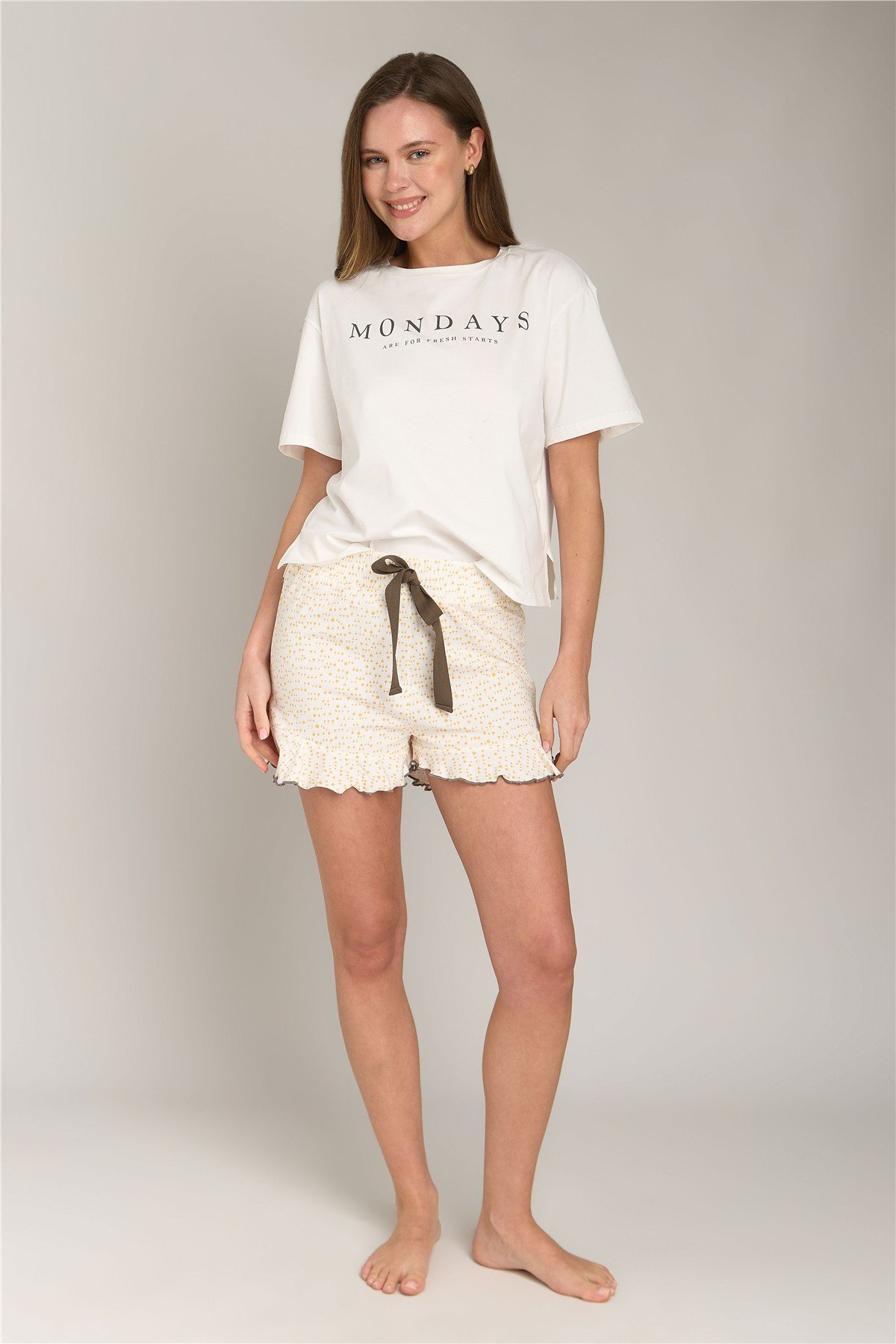 BLOOM ÖRME KISA KOL TSHIRT SORT SET