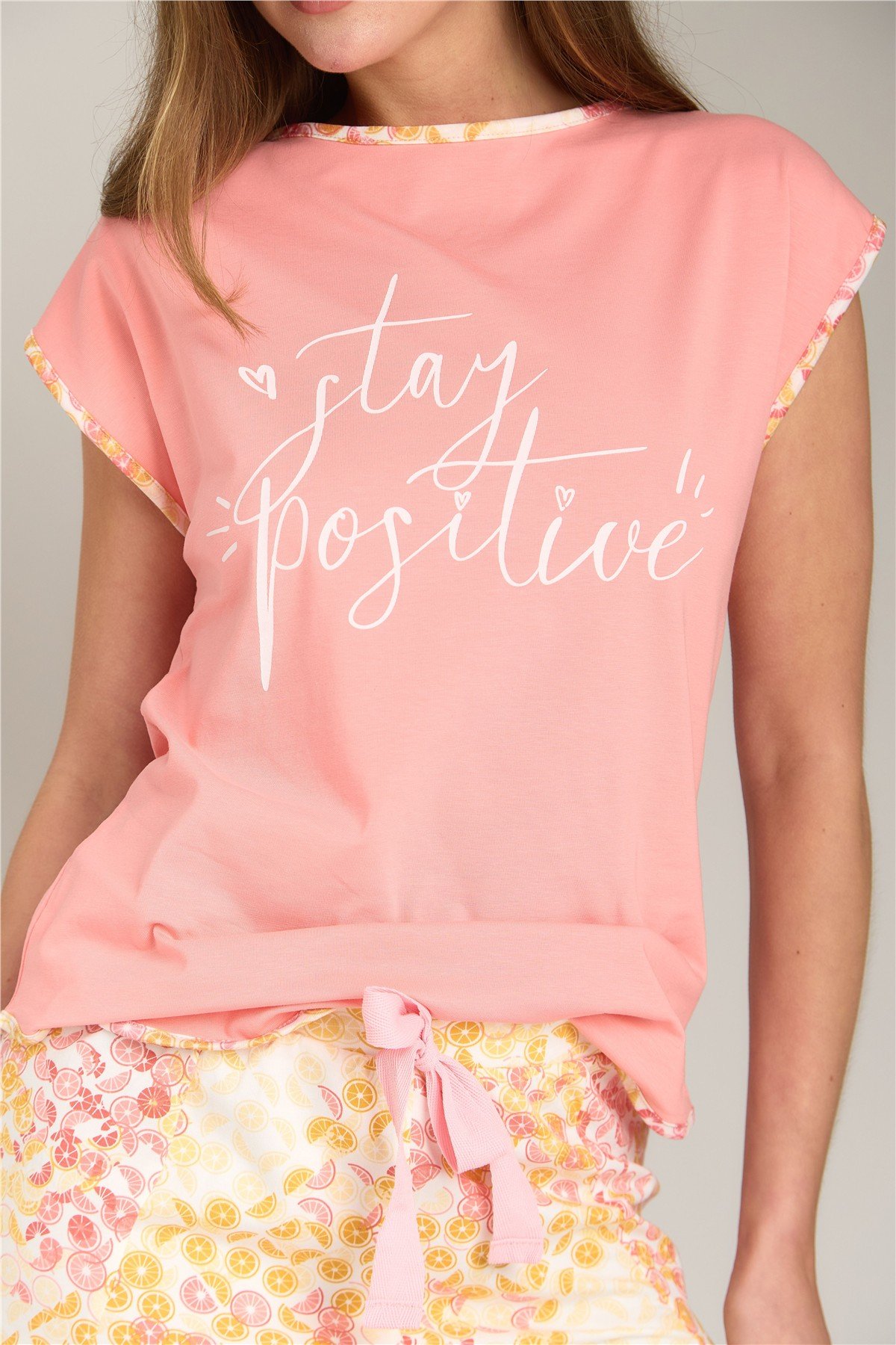 EDNA ÖRME KISA KOL TSHIRT SORT SET