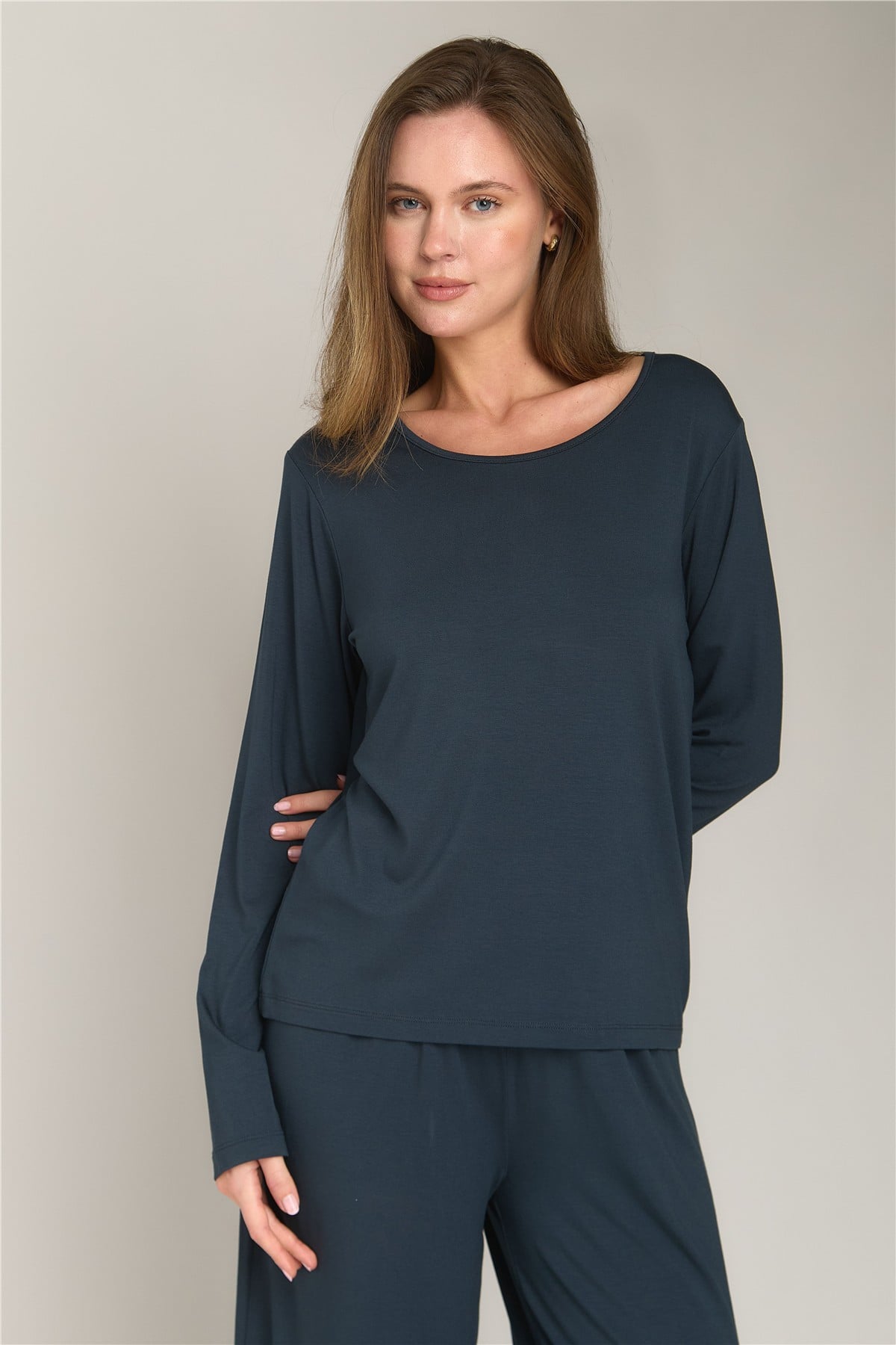 ELLA ÖRME UZUN KOL TSHIRT