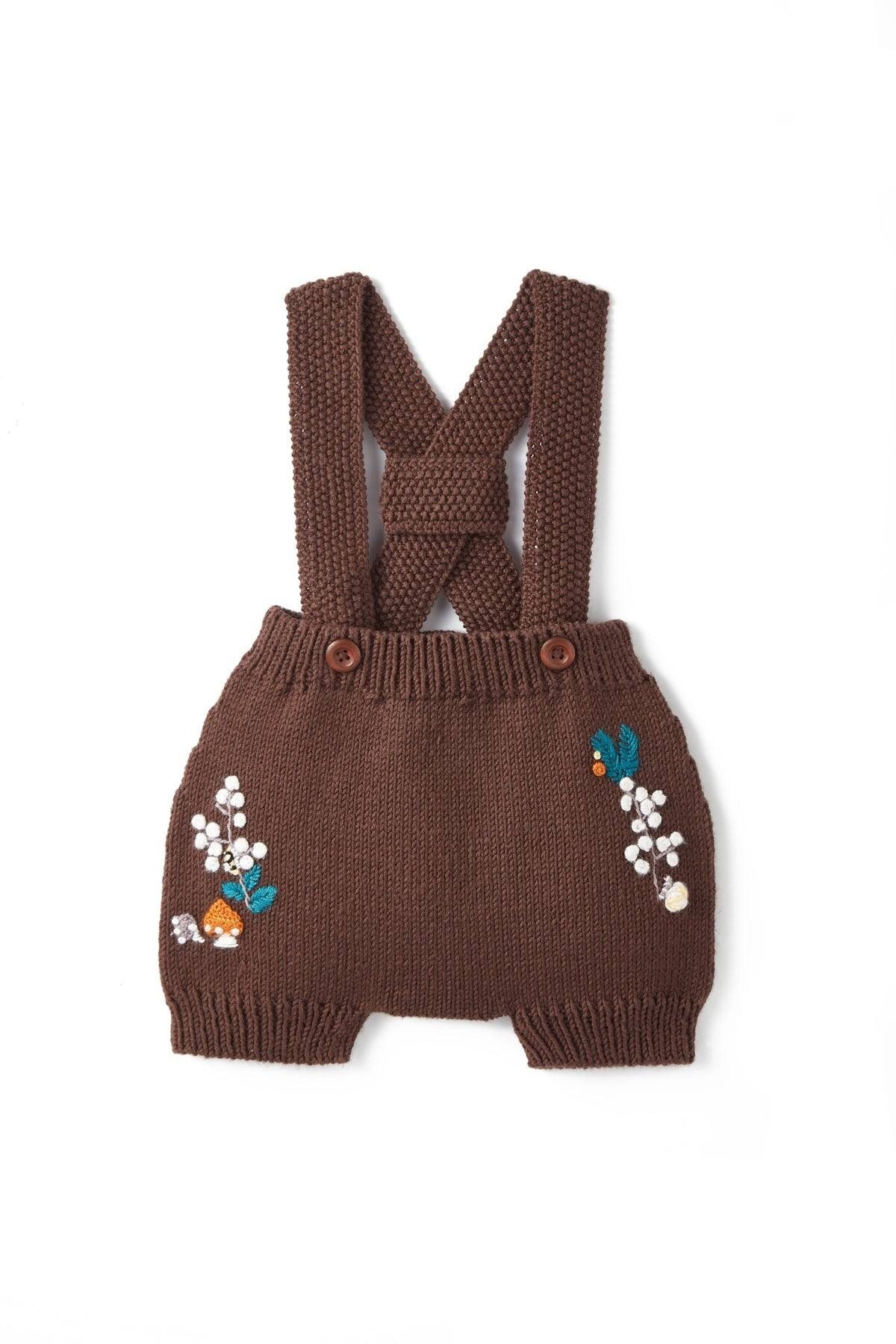 Askılı Örme Şort