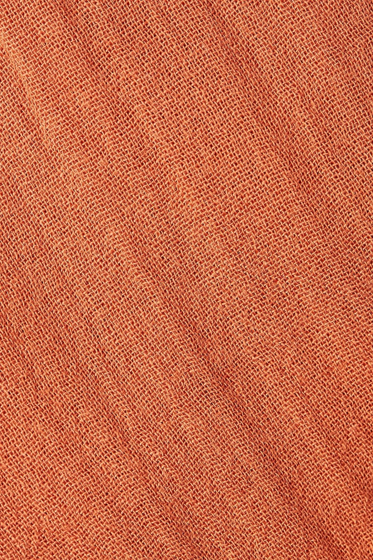 Kiremit Müslin Şort