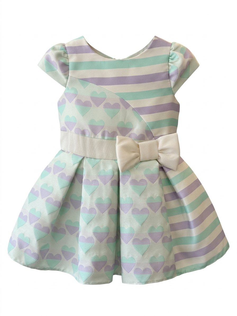Pastel Heart Elbise