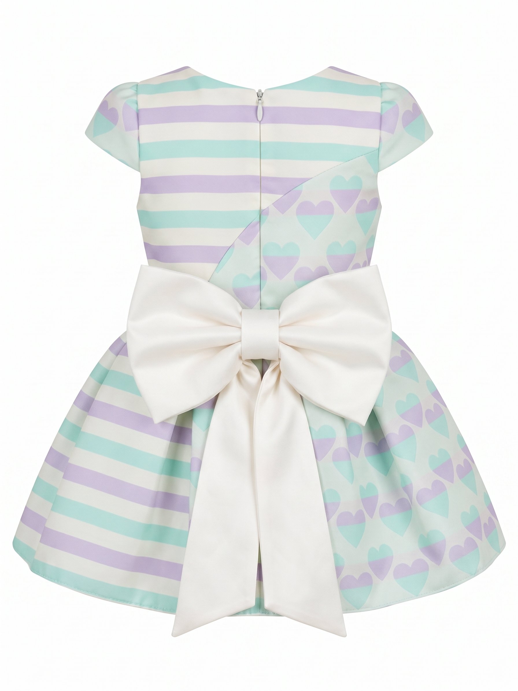 Pastel Heart Elbise