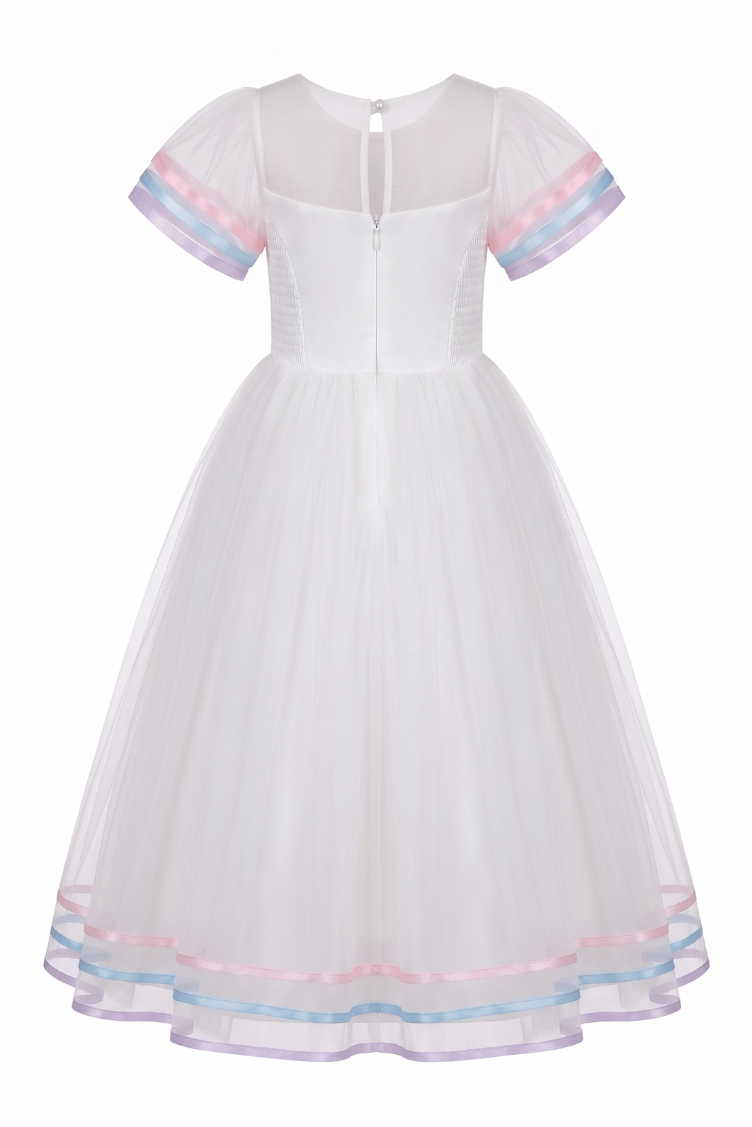 Rainbow Unicorn Tulle Elbise