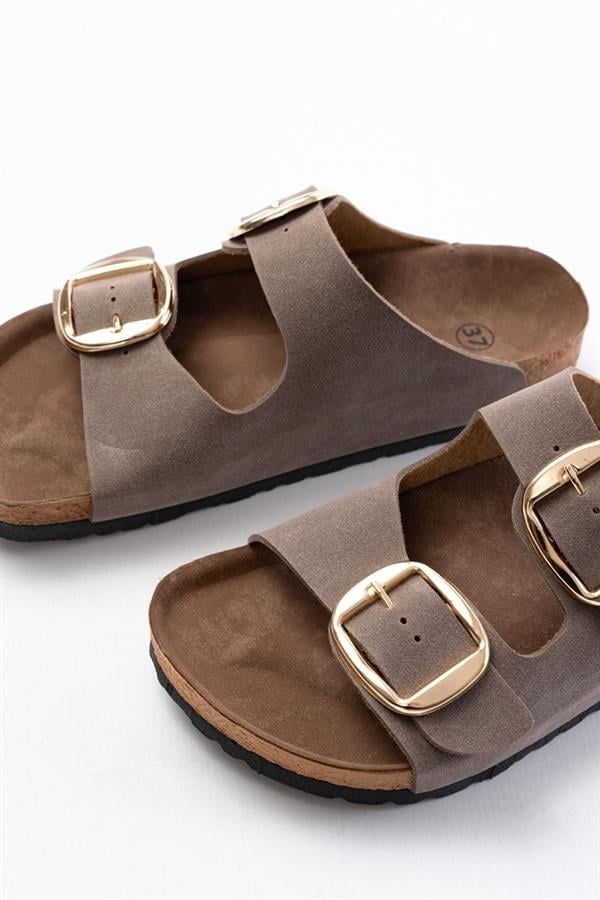 P-101 Vizon Günlük Birkenstock Kadın Terlik