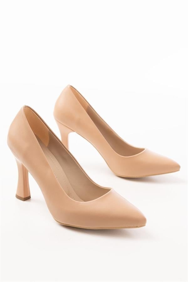 ST-001 Nut Günlük 9 Cm Topuklu Bayan Stiletto Ayakkabı