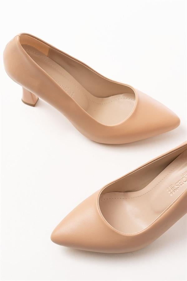 ST-001 Nut Günlük 9 Cm Topuklu Bayan Stiletto Ayakkabı