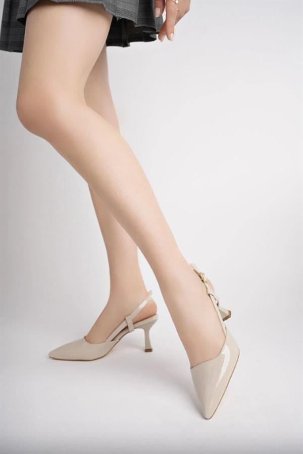 ST-002 Ten Rugan Günlük 7 Cm Topuklu Bayan Ayakkabı