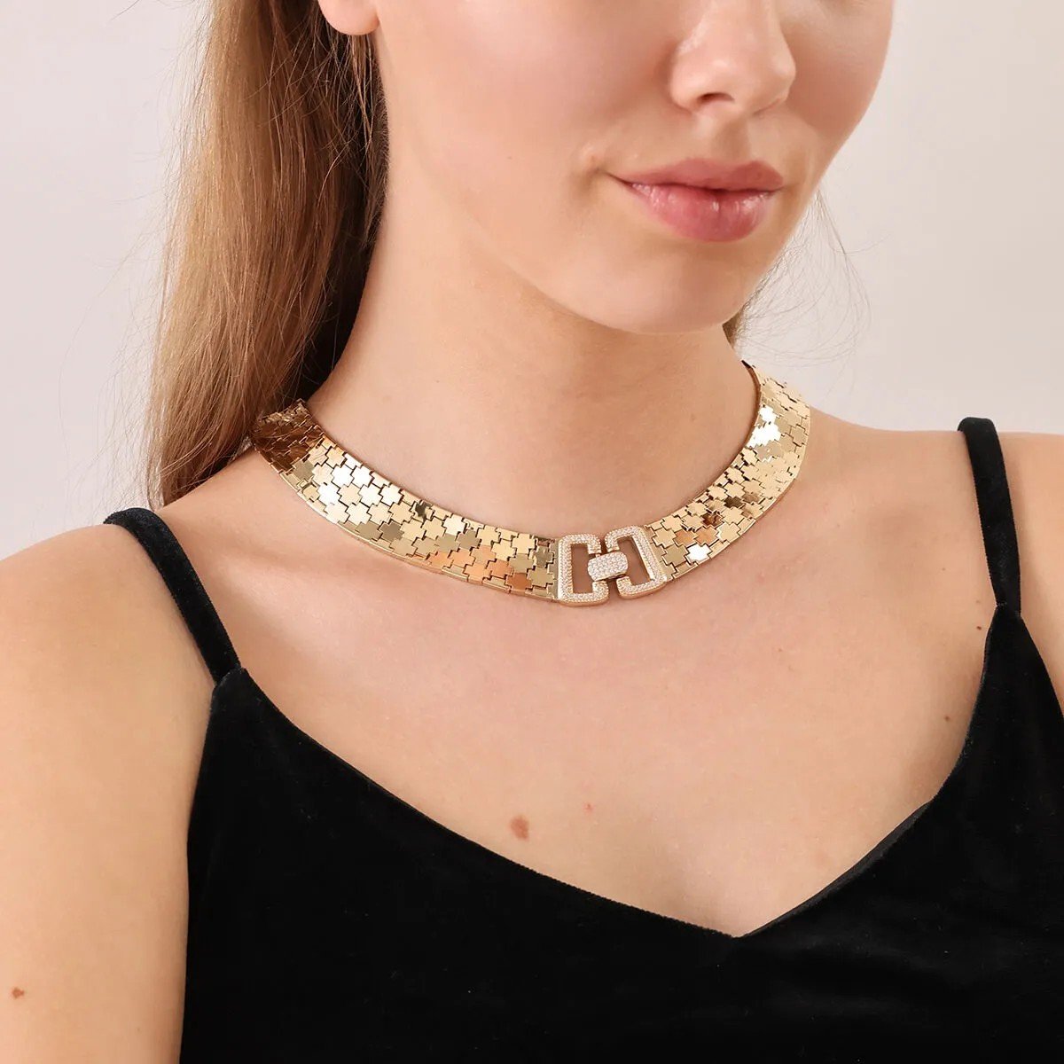 Regold Artı Taşlı 4'lü Set