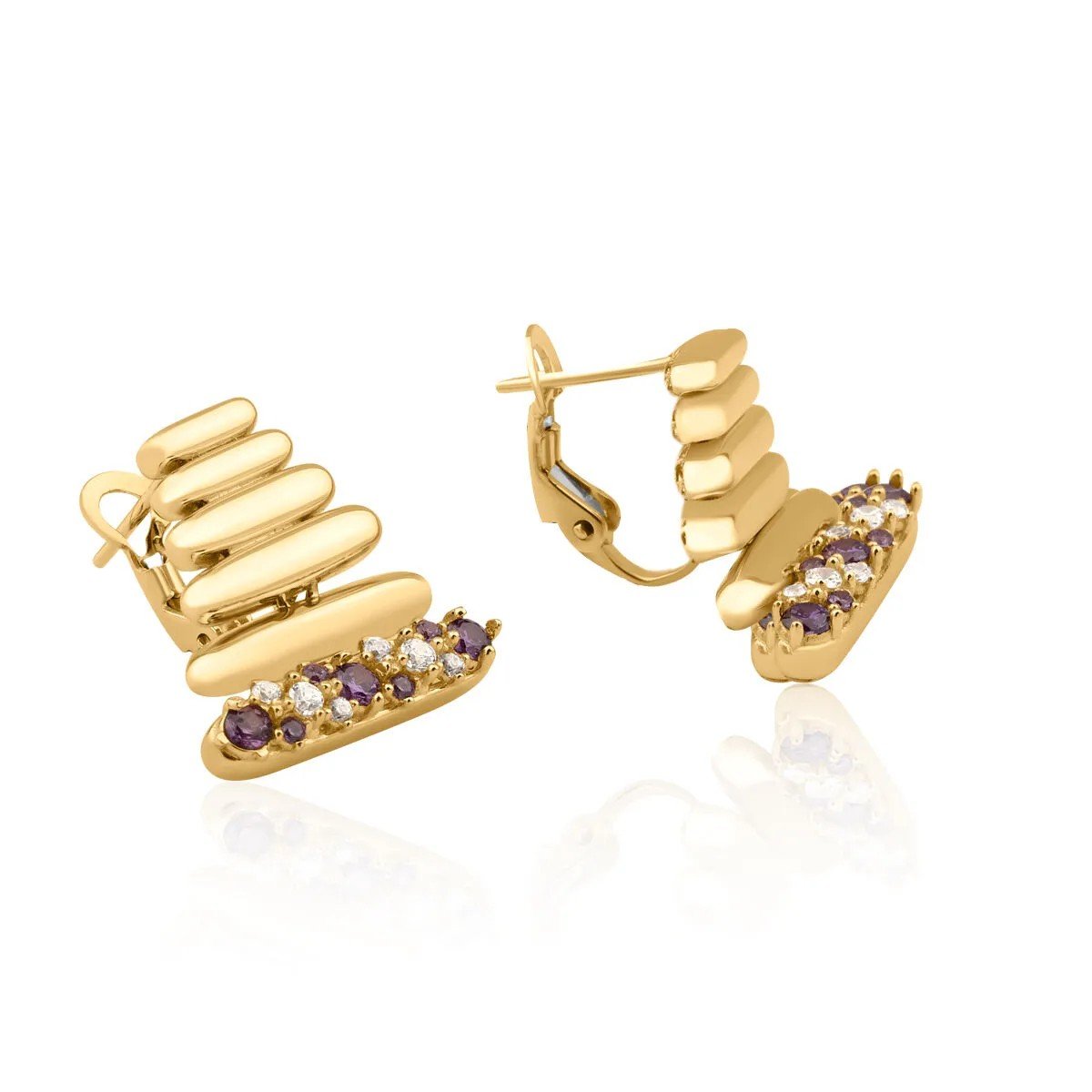 Regold Mor Taşlı 4'lü Set