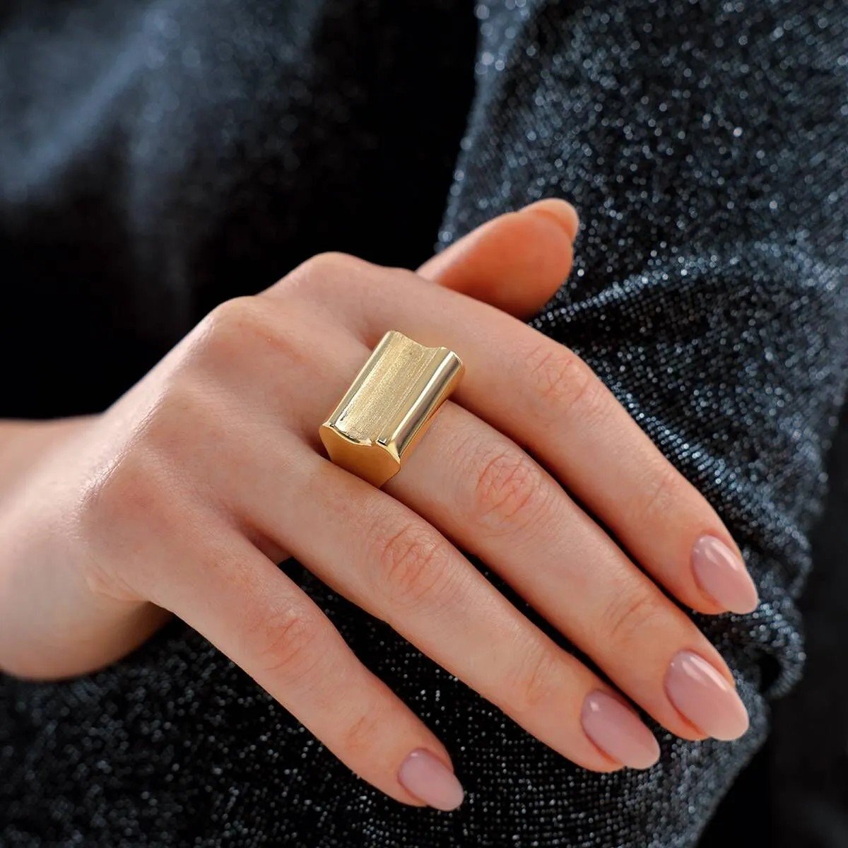 Regold Sade Tasarımlı Yüzük