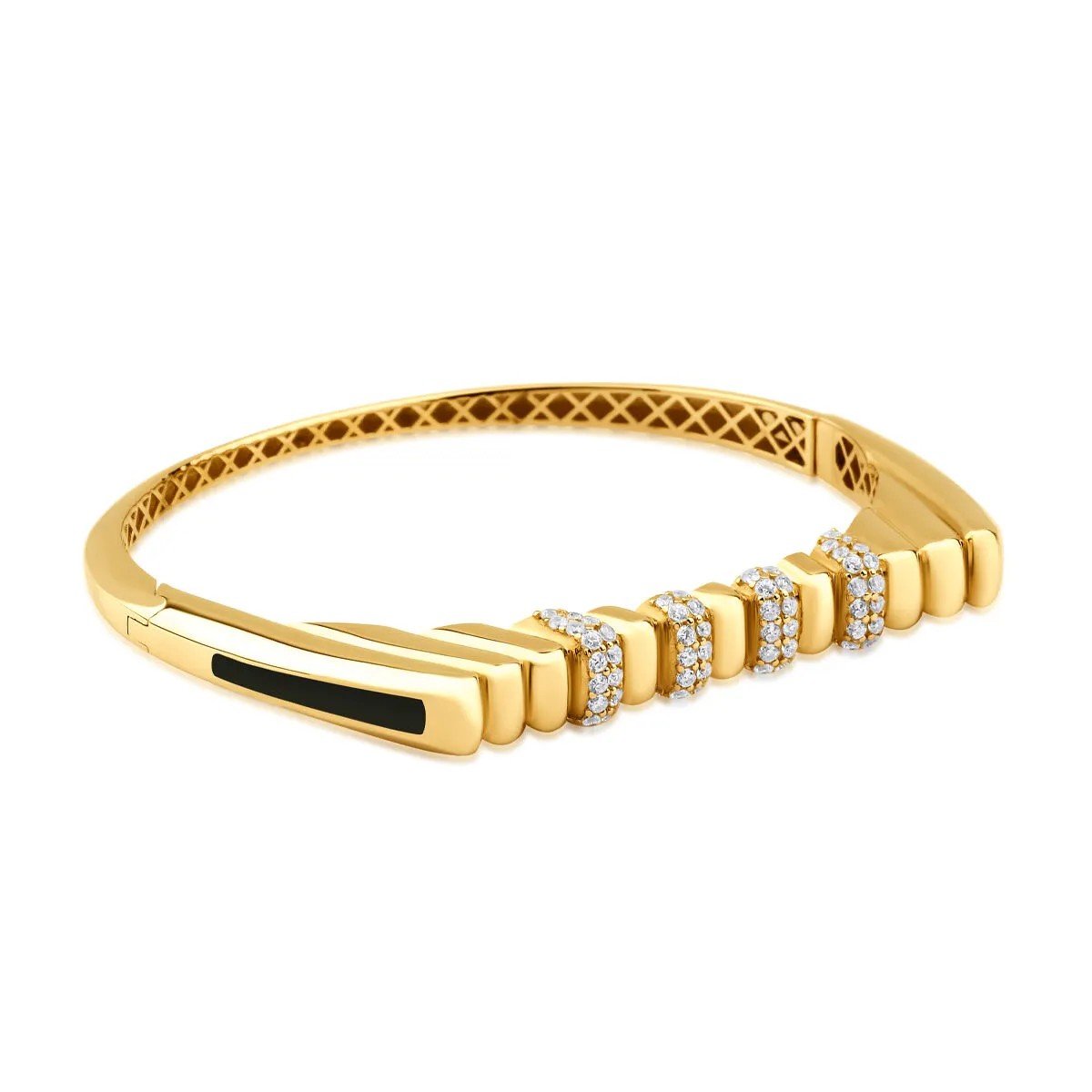 Regold Siyah Mineli Kelepçe