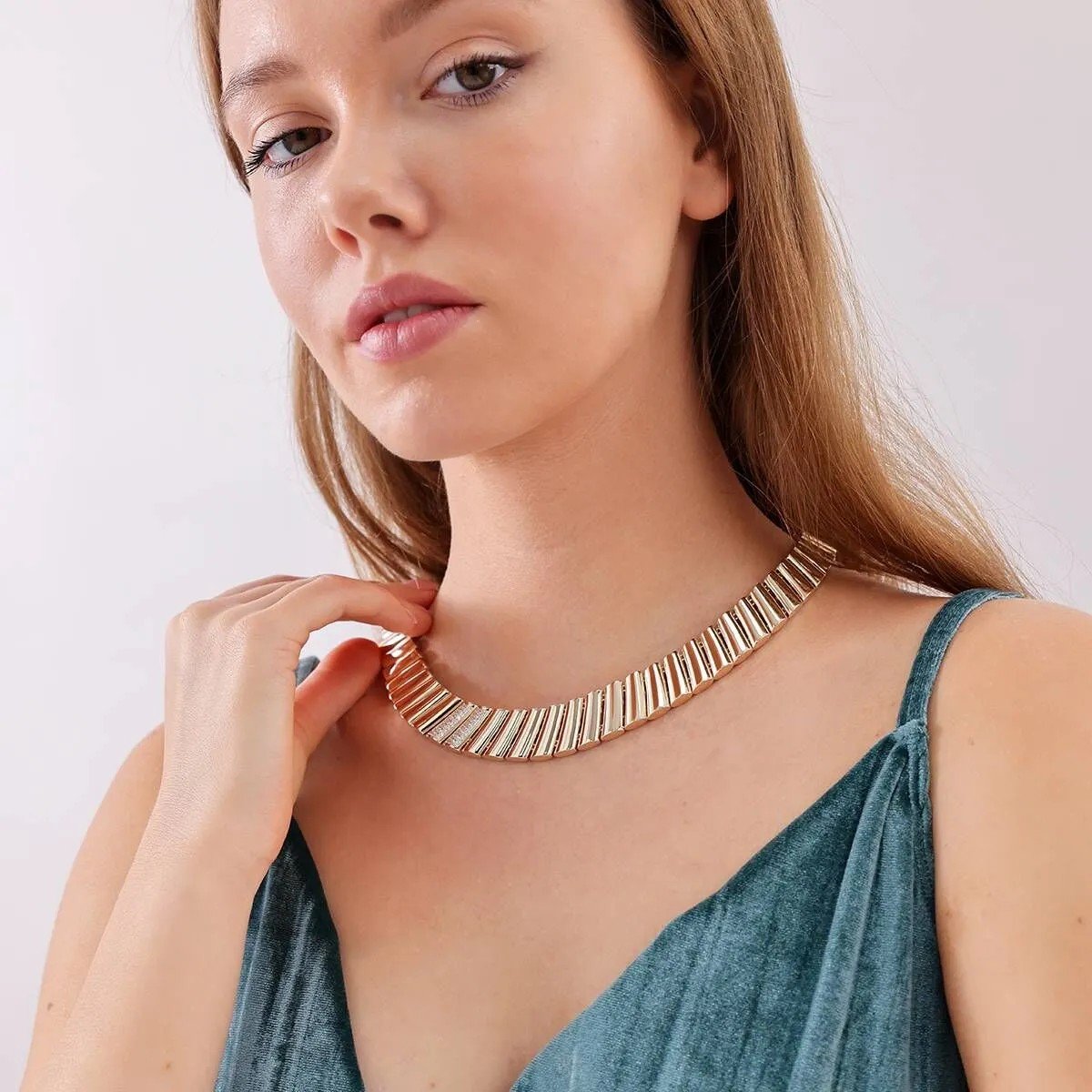 Regold Taş Detaylı Silindir 4'lü Set