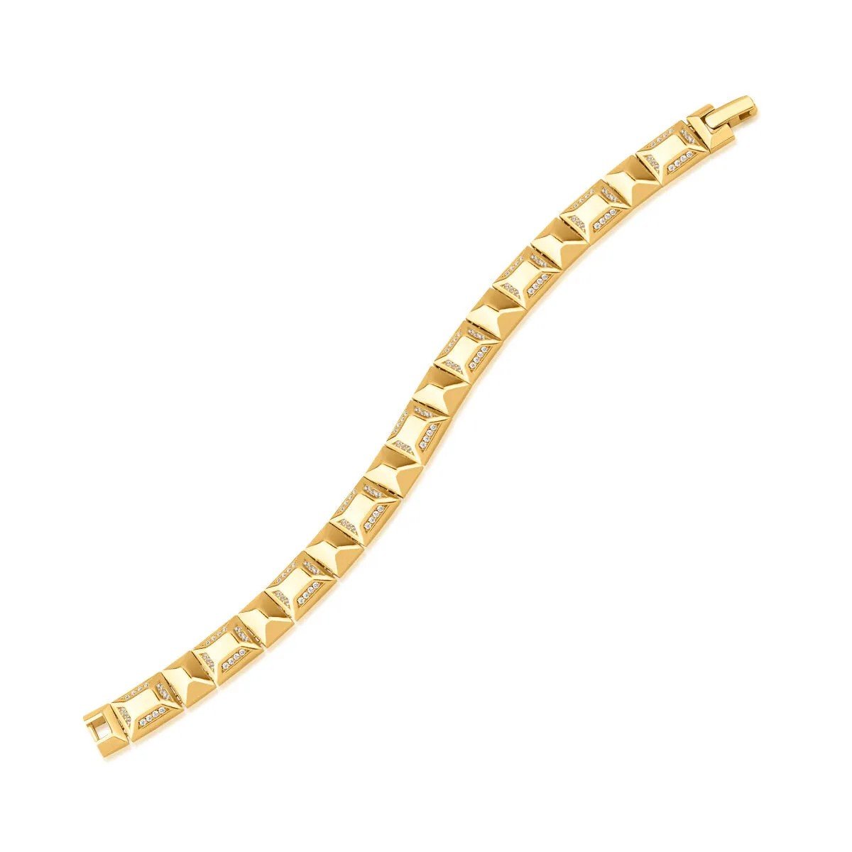 Regold Taşlı Piramit Bileklik