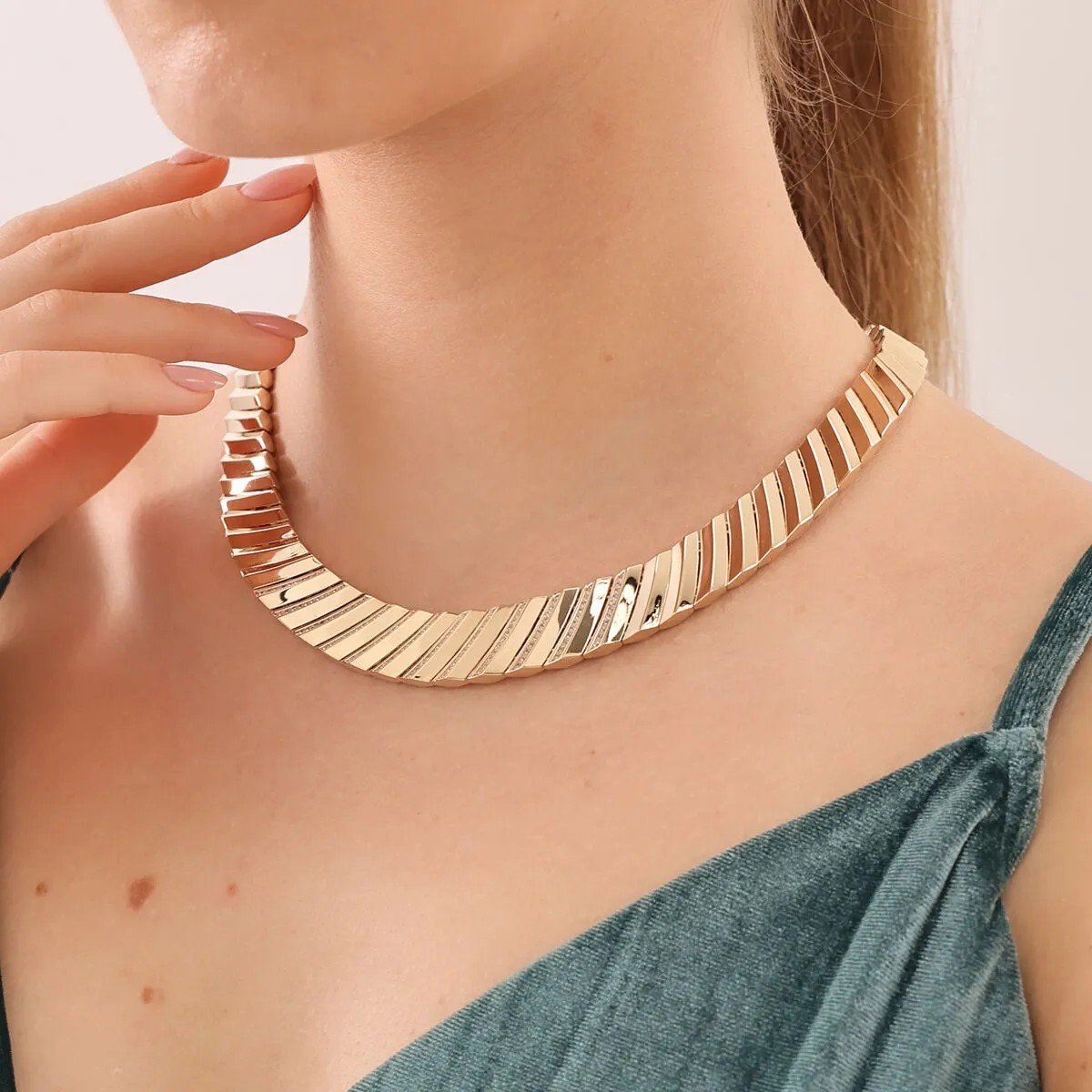 Regold Taşlı Tasarım 4'lü Set