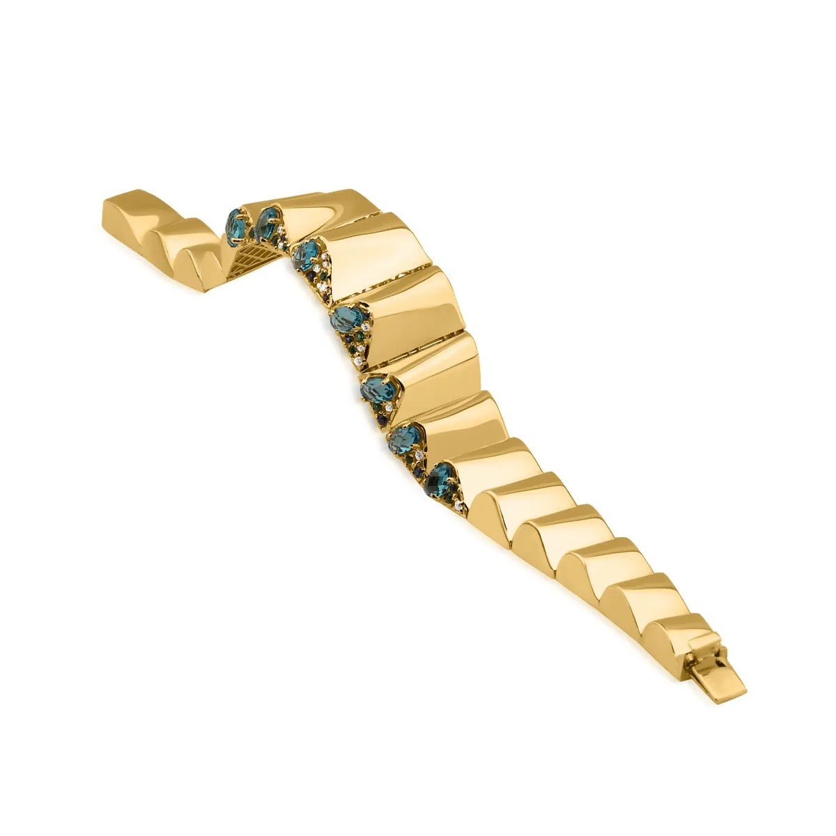 Regold Yeşil Taşlı 4'lü Set