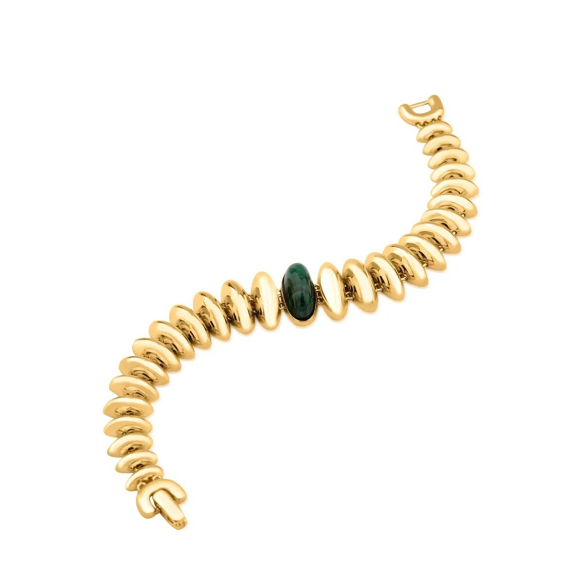 Regold Yeşil Taşlı 4'lü Set