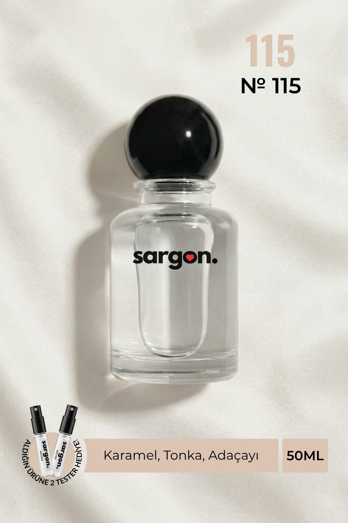 Sargon No:115 Erkek Parfüm 50 ml EDP | Tatlı & Gurme
