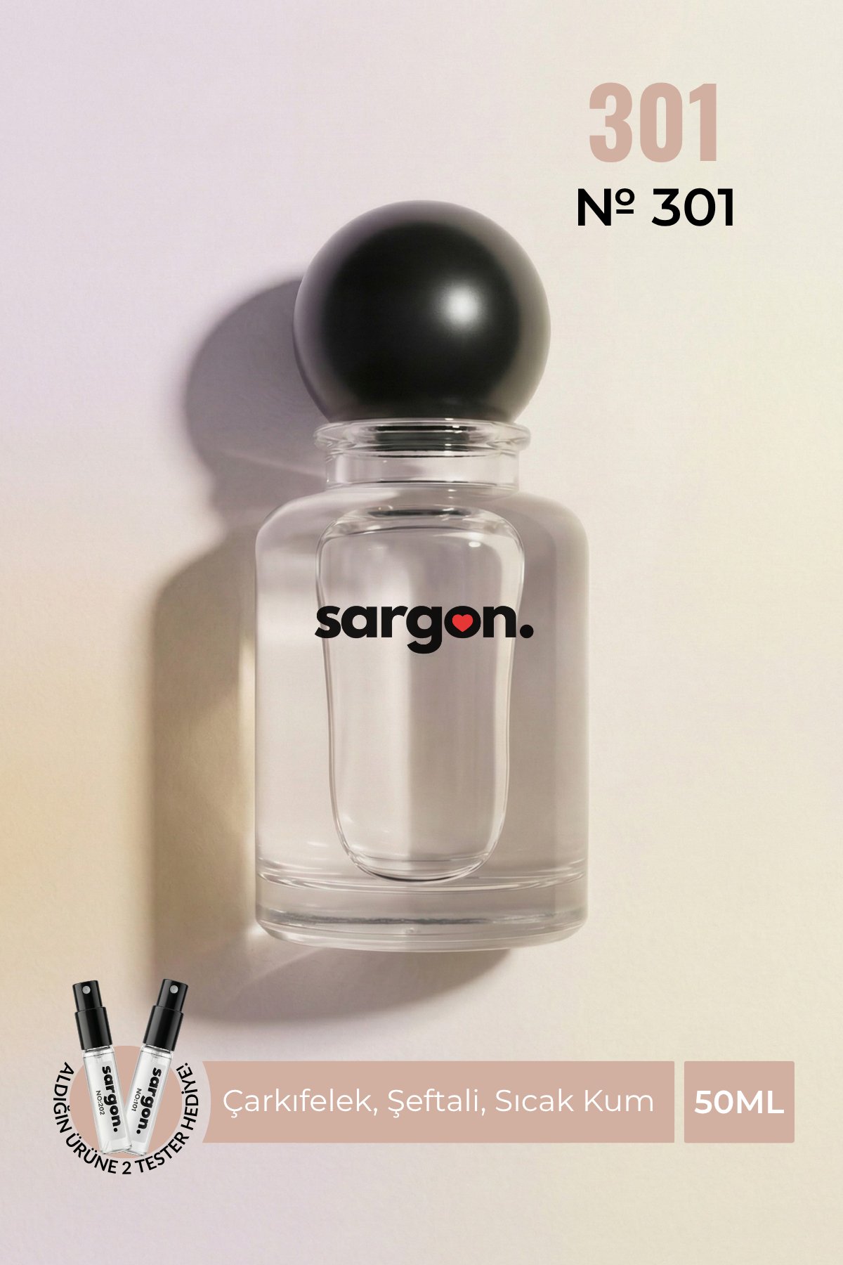 Sargon No:301 Unisex Parfüm 50 ml EDP | Meyveli & Misk