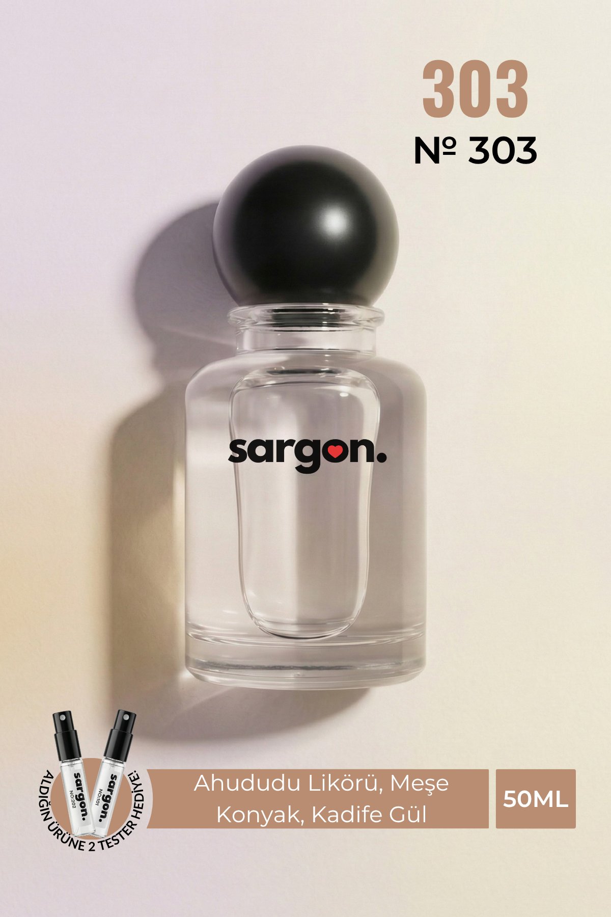 Sargon No:303 Unisex Parfüm 50 ml EDP | Oryantal & Gurme