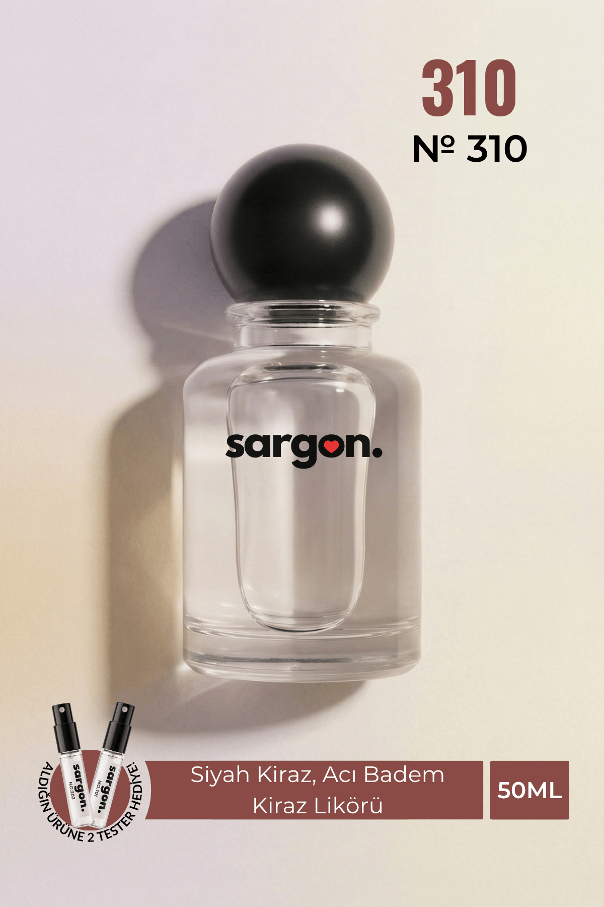 Sargon No:310 Unisex Parfüm 50 ml EDP | Vişne & Gurme
