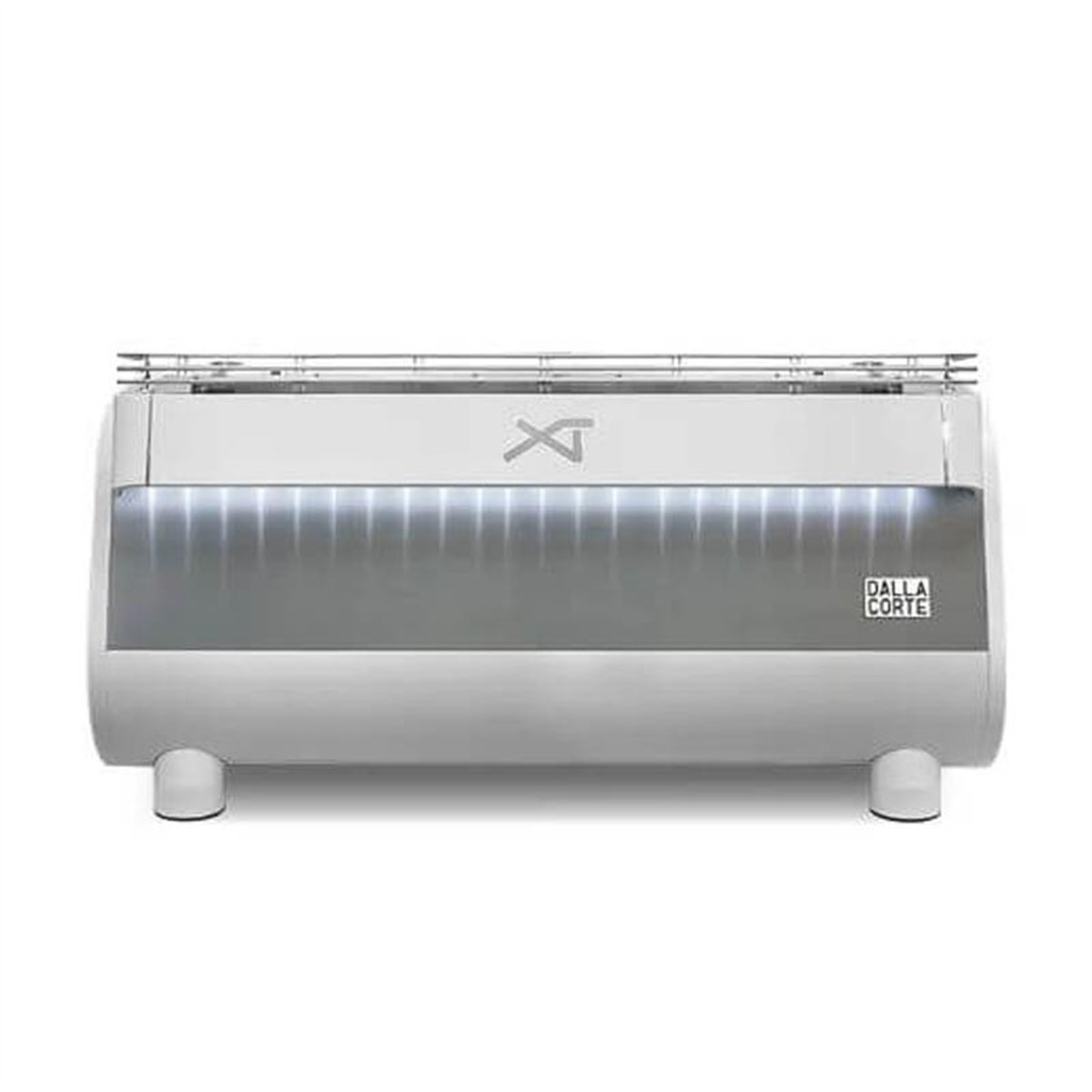 Dalla Corte XT Classic Espresso Kahve Makinesi, 3 Gruplu, Beyaz Krom