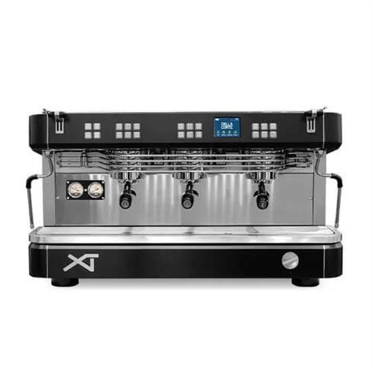Dalla Corte XT Classic Espresso Kahve Makinesi, 3 Gruplu, Siyah Krom
