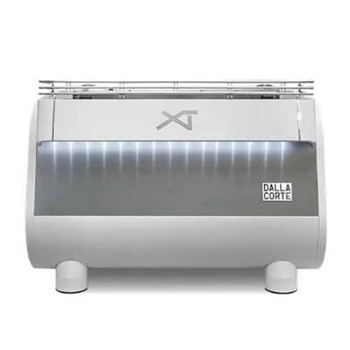 Dalla Corte XT Classic Espresso Kahve Makinesi, 2 Gruplu, Beyaz-Krom