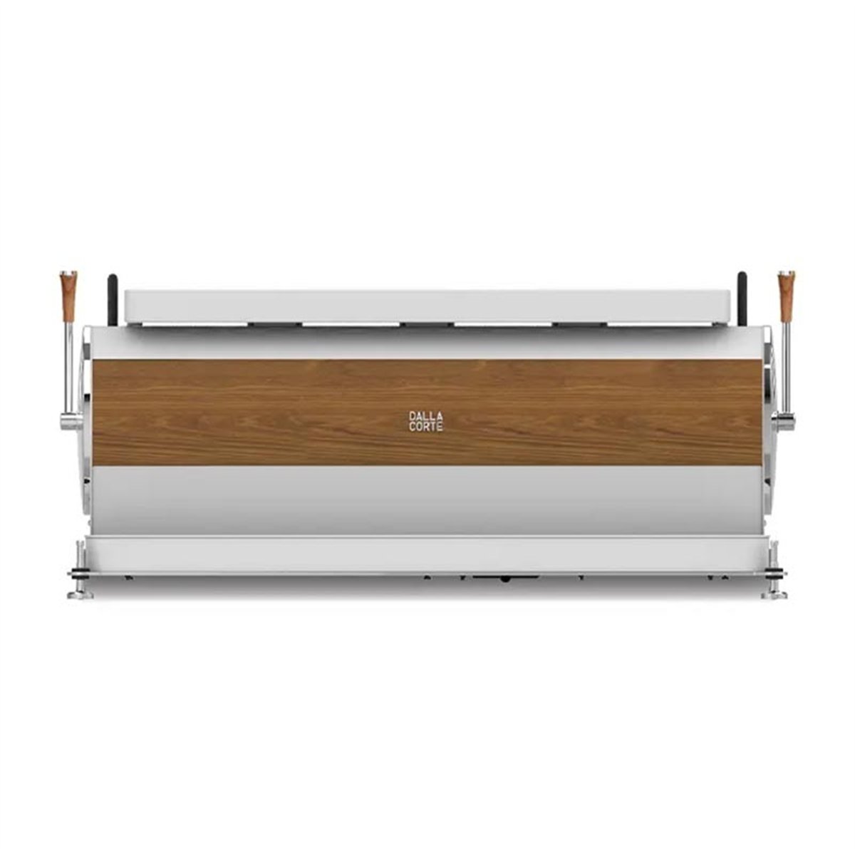 Dalla Corte Zero Barista Espresso Kahve Makinesi, 3 Gruplu, Beyaz-Ceviz