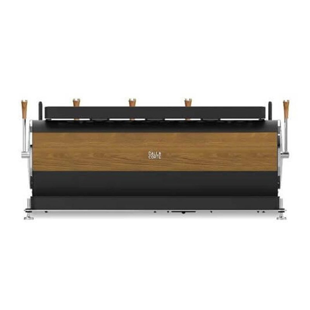 Dalla Corte Zero Barista Espresso Kahve Makinesi, 3 Gruplu, Siyah-Ceviz