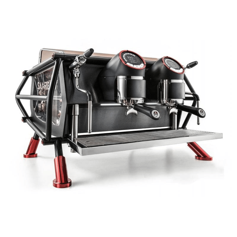 Sanremo Racer Naked Multiboiler Tam Otomatik Espresso Kahve Makinesi, 2 Gruplu, Siyah