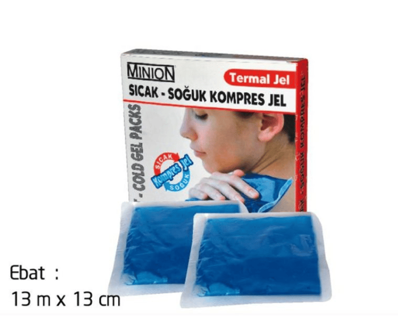 13X13CM SICAK-SOĞUK KOMPRES JEL MİNİ 2 ADET