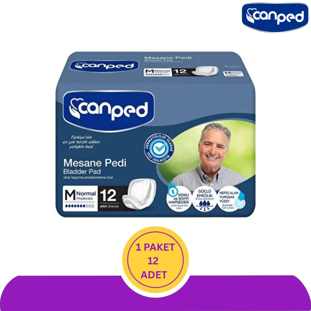 Canped Mesane Pedi ERKEK 12'li