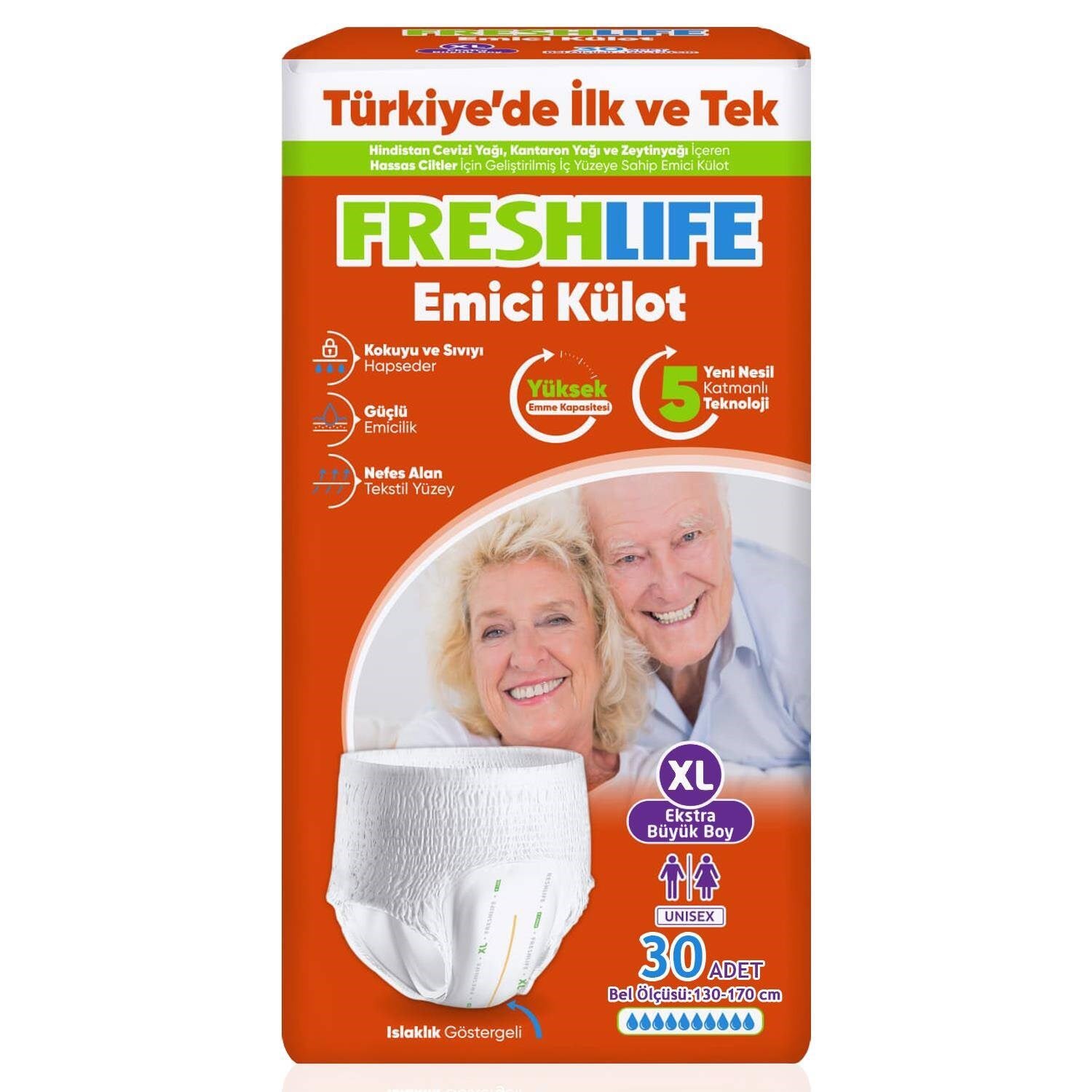 Freshlife Külot XL Hasta Bezi 30'lu