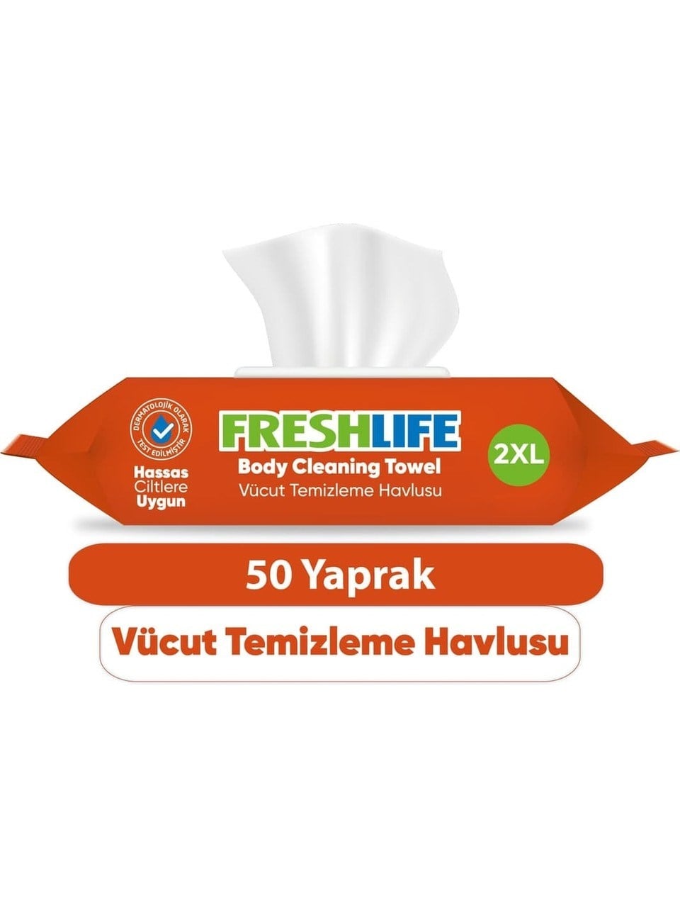 Freshlife Vücut Temizleme Havlusu 50'Li