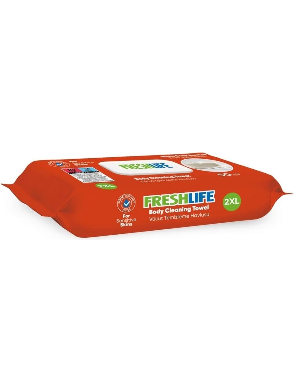 Freshlife Vücut Temizleme Havlusu 50'Li