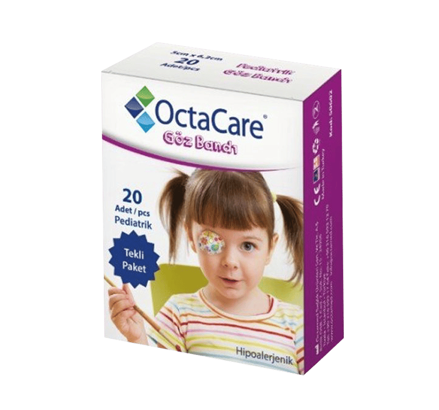 Pediatrik Göz Bandı Kız 5cm*6,2cm 20'li