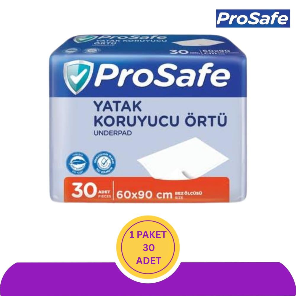 Prosafe Yatak Koruyucu Örtü 30'LU (60*90)