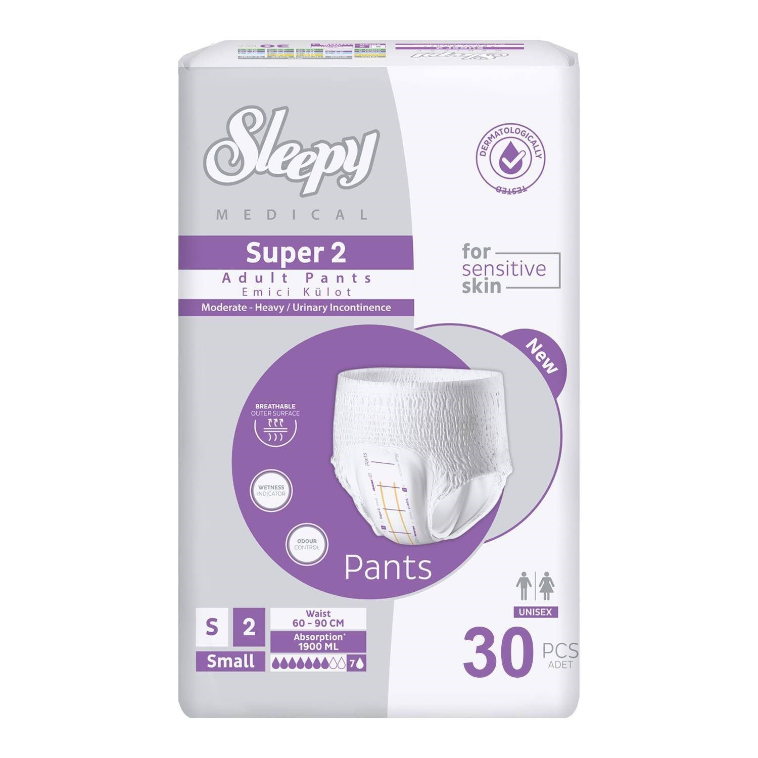 Sleepy Hasta Bezi Süper 2 Külot 30'lu S