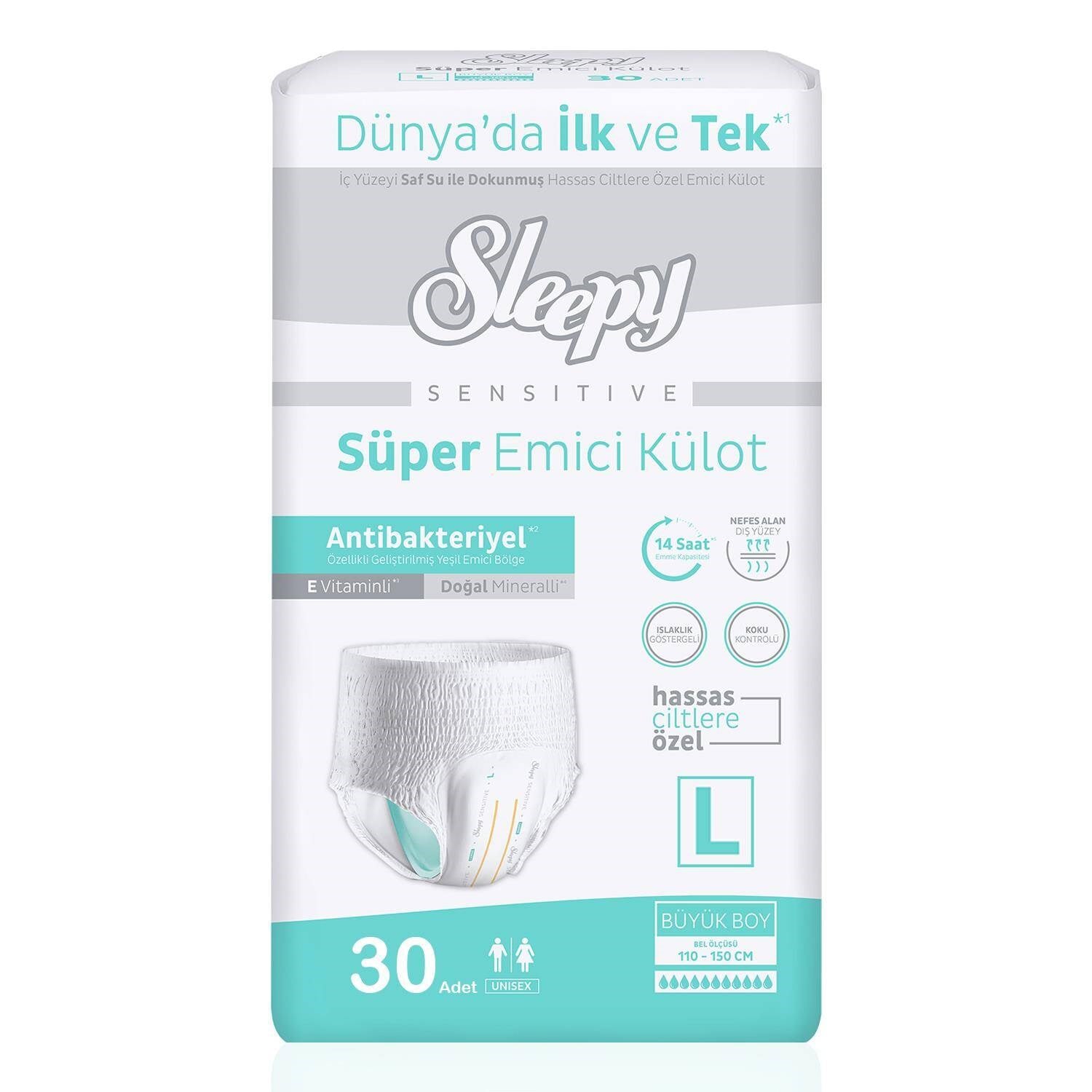 Sleepy Hasta Bezi Süper Külot 30'lu L