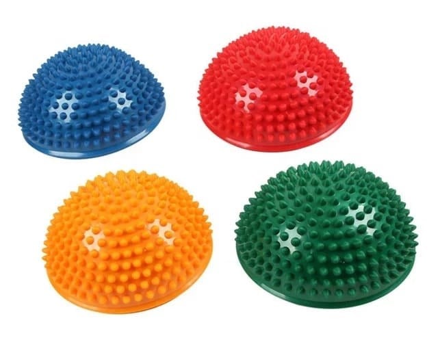 Yarım Denge ve Dikenli Egzersiz Topu 4 lü Set